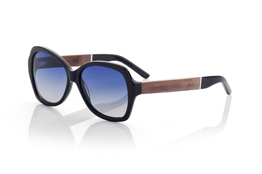 Gafas de Madera Natural de  modelo KENYA BLACK - Venta Mayorista y Detalle | Root Sunglasses® 